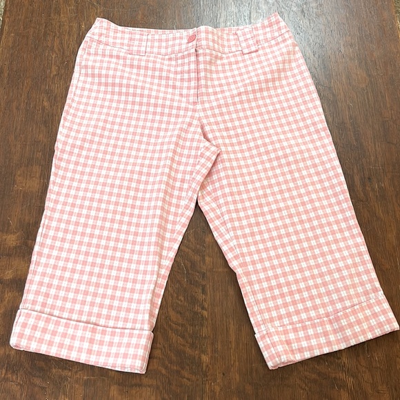 New York and Company checkered Capri pants - Picture 2 of 5